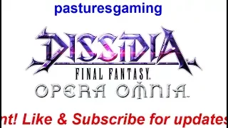 Dissidia Final Fantasy: Opera Omnia Beginner Guide