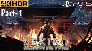 Sekiro: Shadow Die Twice PS5 Gameplay Walkthrough Part 1 Wolf (4K 60FPS HDR) FULL GAME No Commentary