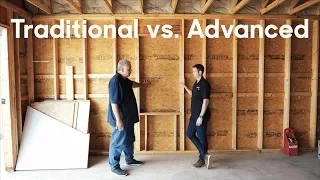 Traditional vs Advanced Framing - Details