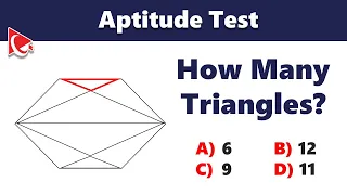 Aptitude Test Made Easy: How Many Triangles?