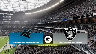 Panthers vs Raiders Week 3 Simulation (Madden 25 Rosters)