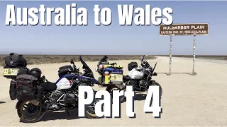 Australia to Wales Part 4. Crossing the Nullabor to Perth