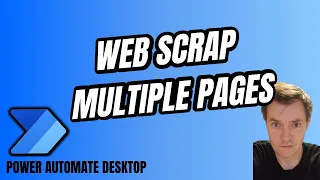 Multi Pages Web Scrap (extract) with Power Automate Desktop   #45