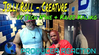 Jelly Roll   Creature ft  Tech N9ne & Krizz Kaliko   Official Music Video - Producer Reaction