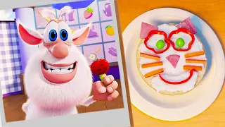 Booba ⭐ Animal Bagels - Food Puzzle 🐱 New Episodes 💚 Moolt Kids Toons Happy Bear