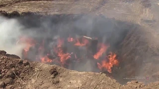 В Среднеахтубинском районе полиция сожгла 300 кг конопли и марихуаны