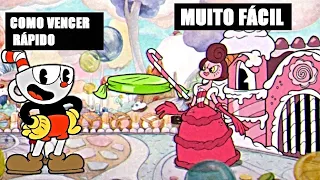 COMO VENCER a BARONESA BOMBOM no CUPHEAD RÁPIDO e SEM DIFICULDADES! (AVANÇO AÇUCARADO)