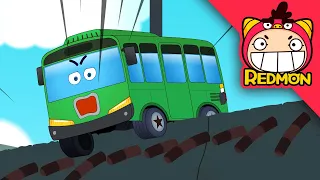 The bridge collapsed! | Rescue cars | Save the Bus | REDMON