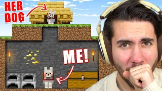 How Long Can I Hide In My Admins Dog House Before She Notices? | Minecraft Home Invasion