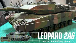 Build the 1:16 Scale Leopard 2A6 Main Battle Tank - Pack 10 - Stages 78-84