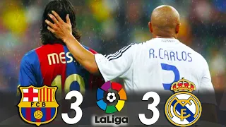 When Messi God Scored His First HAT-TRICK vs Real Madrid in 2006/07