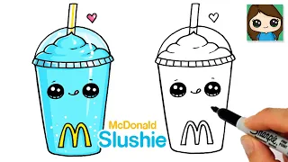 How to Draw McDonald's Slushie Drink