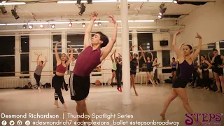 Desmond Richardson | Thursday Spotlight Series | Steps on Broadway
