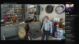 FFXV Voice Actors gameplay livestream