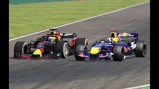 Red Bull F1 2018 vs Red Bull F1 2006 - Monza