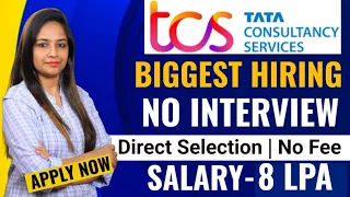 TCS Recruitment 2024| TCS Vacancy 2024 |TCS Jobs 2024| No Fee | OFF Campus Placements | jobs