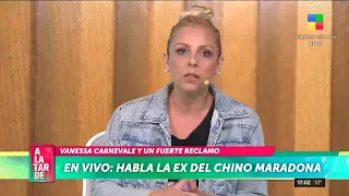 Vanessa Carnevale: "'Yo mantenía al Chino Maradona con mi trabajo de prostituta"