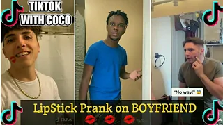 LipStick Prank on BOYFRIEND 💋 ||TikTok Trend