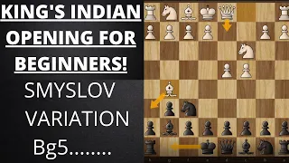 HOW TO PLAY against the KING'S INDIAN SMYSLOV OPENING!
