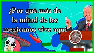 ¿Por qué el 82% de MÉXICO está casi vacío? 🇲🇽 - El Mapa de Sebas