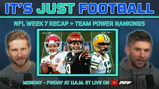 2022 NFL Week 7 Review &  Team Power Rankings | It's Just Football: 10.24.2022