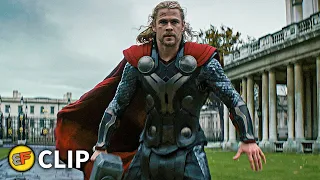 Thor vs Malekith - Final Battle Scene (Part 1) | Thor The Dark World (2013) Movie Clip HD 4K