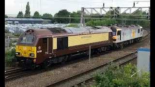 FOUR locos in FIVE minutes!!! BUSY half hour at Crewe!!! 15th May 2024