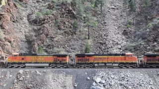 BNSF in the Feather River Canyon HD