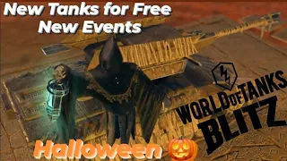 WOTB ⚡ Halloween 🎃 New Tanks | New Events & lot of fun ⚡ WOTBLITZ ⚡