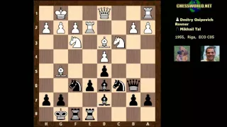 One of Mikhail Tal's most crushing French Defence Games! - Black vs Dmitry Osipovich - Riga (1955)