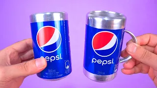 Make Amazing Cups Using Soda Cans and earn money