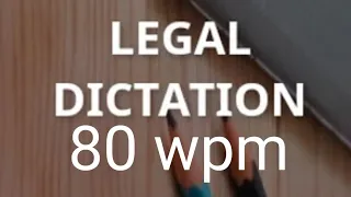 Legal dictation 80 wpm with punctuation, Allahabad High Court, #80 wpm legal Dictation
