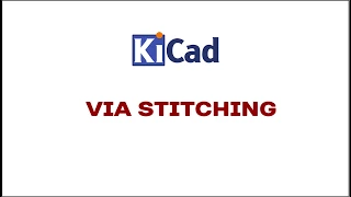 [KiCad] Via Stitching. Прошивка полигонов переходными отверстиями.