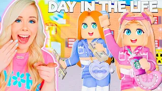 DAY IN THE LIFE OF RICH BRAT SISTERS IN BROOKHAVEN! (ROBLOX BROOKHAVEN RP)