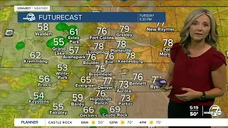 Two more warm days in Denver before our next cold front