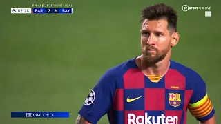 Lionel Messi vs Bayern (UCL) 2019/20 HD 1080i (English Commentary)