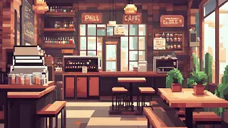 Cafe / o-fi chill / Pixel art　[study/sleep/homework music]