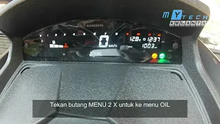 SYM JET X 150 : OIL CHECK RESET