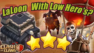 TH9 NO HERO STRATEGY! 3 Star with Low Level Heroes-Town Hall 9 War Attack Strategy (Clash of Clans)