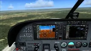 fsx . ПОЛЁТ НА - CESSNA 208 GRAND CARAVAN EX