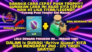 NAIK KE LIGA TITAN/LEGEND ITU SANGAT MUDAH! SINI MASUK! | TRIK CARA CEPAT PUSH TROPHY KE LEGEND!!