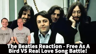 The Beatles Reaction - Free As A Bird VS Real Love Song Battle! Anthology Battle!