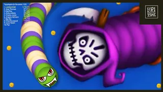 WORMS ZONE epic Gameplay Top 1 | video #039 | slitherio wormate biggest snake io🐍 game | LUKIRAZONE