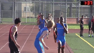 2016 TF - CIF-SS D3 Prelims - Boys 4 x 400M Relay (5 Heats)