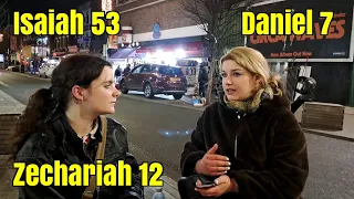 Camden Town - Amy talks to an Agnostic Jewish Women about Prophecies in the Old Testament