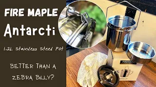 Fire Maple Antarcti 1.2 Litre Stainless Steel Pot | Better than a Zebra Pot?