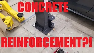 Car Lift Concrete Reinforcement - How to Reinforce Cement for an Auto Lift (Super Garage Video #3)