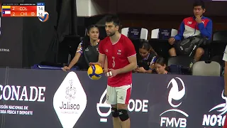 XVI Copa Panamericana NORCECA de Voleibol Varonil. CUARTOS DE FINAL ▶️ En vivo | COLOMBIA VS CHILE