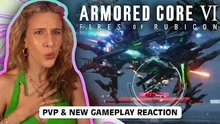 Armored Core NEWBIE REACTS TO Armored Core VI Fires Of Rubicon PVP & NEW GAMEPLAY SHOWCASE