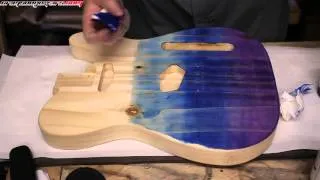 Ep 3 - How to Use Stunning Stains by Crimson Guitars - A Demonstration in Blue